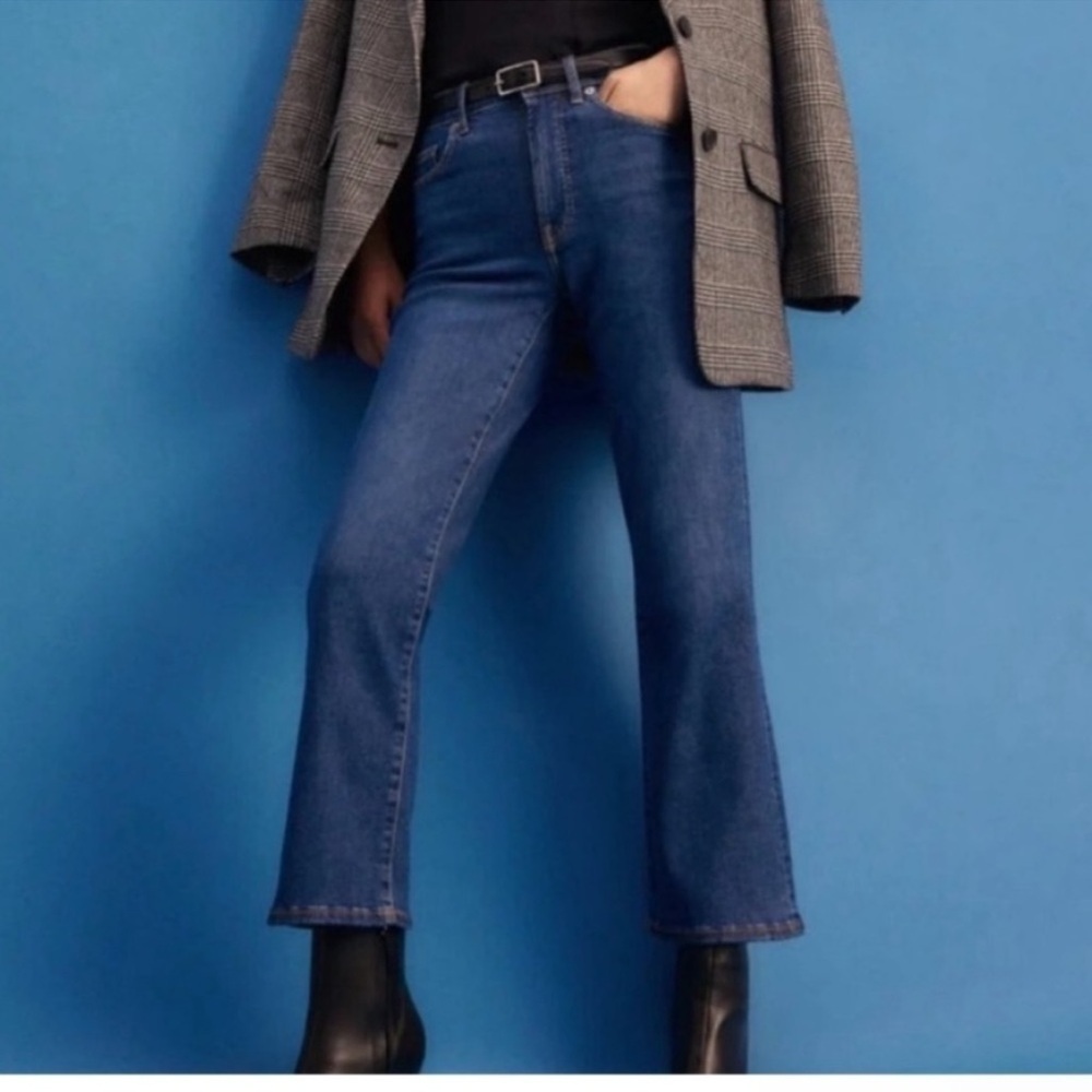 Everlane The Kick Straight Bootcut Medium Wash Women's Jeans Size 31 Long